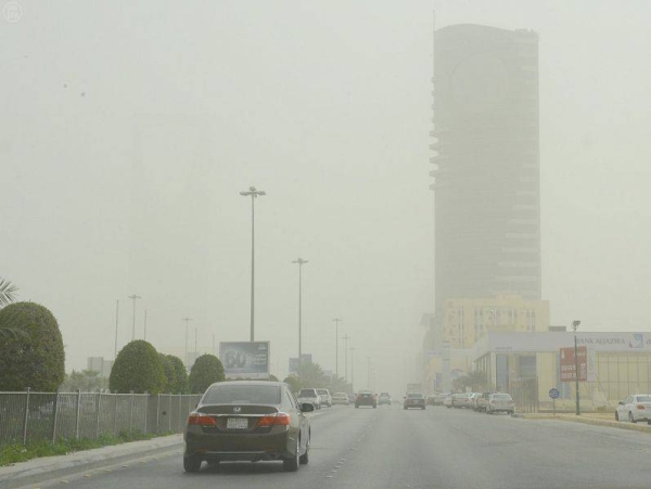 The National Center of Meteorology (NCM) announced on Sunday an activity in dusty winds, starting from Monday until next Thursday, over the regions of Makkah, Madinah, Eastern Province and Riyadh.