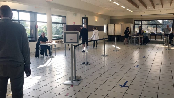 Voting got under way in mainland France on Sunday in the first round of parliamentary elections, with record numbers of voters seen abstaining.

