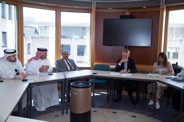 The Saudi side of the Saudi-Belgian Parliamentary Friendship Committee, headed by Dr. Ayman Bin Saleh Fadel, met here Monday with Director General of Bilateral Relations at the Belgian Ministry of Foreign Affairs Jeroen Cooreman, on the sidelines of the committee’s visit to the European Parliament.
