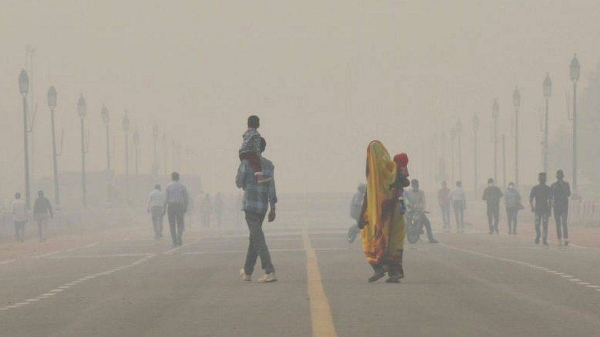 In capital Delhi, air pollution spikes during the winters due to stubble burning and fireworks.