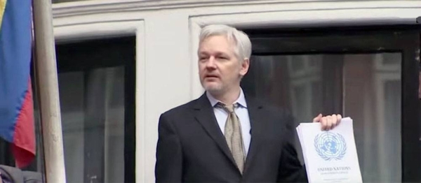 Julian Assange in this file photo.