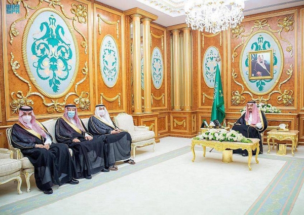 Saudi Ambassadors-designate to a number of countries and a new member of the Shoura Council on Tuesday took oath of office before Custodian of the Two Holy Mosques King Salman at Al-Salam Palace.