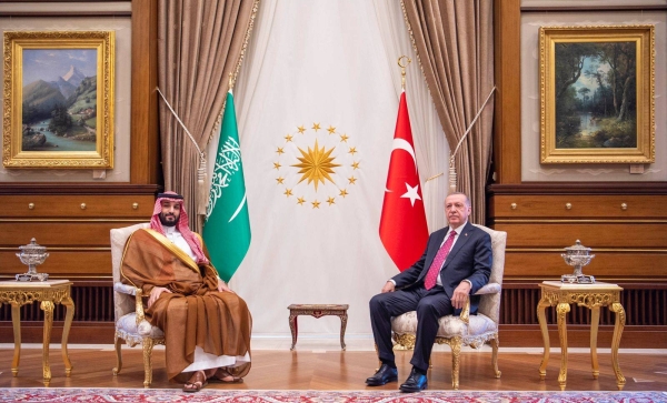 Crown Prince Mohammed Bin Salman, deputy premier and minister of defense, arrived in Turkey on Wednesday where was welcomed by the Turkish President Recep Tayyip Erdogan.