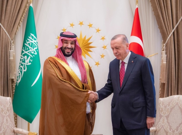 Crown Prince Mohammed Bin Salman, deputy premier and minister of defense, arrived in Turkey on Wednesday where was welcomed by the Turkish President Recep Tayyip Erdogan.