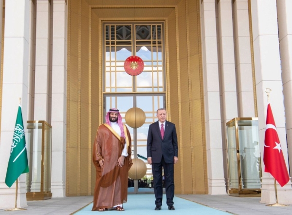 Crown Prince Mohammed Bin Salman, deputy premier and minister of defense, arrived in Turkey on Wednesday where was welcomed by the Turkish President Recep Tayyip Erdogan.