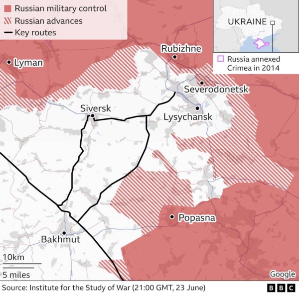 Ukrainian forces told to retreat from key eastern city