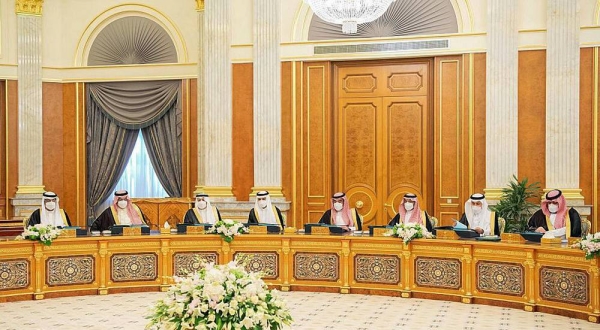 Custodian of the Two Holy Mosques King Salman chaired the Cabinet session on Tuesday afternoon at Al-Salam Palace in Jeddah.