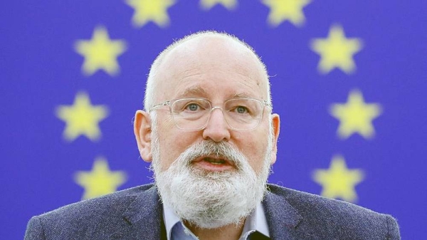 Vice President of the European Commission, Frans Timmermans at the European Parliament in Strasbourg, in this file photo.