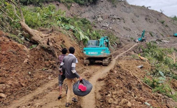 Rescuers recover 26 dead from mudslide in India’s northeast