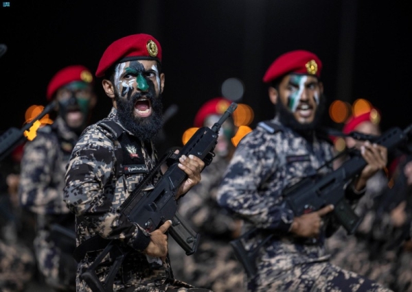 The ceremony organized by the Hajj security forces participating in Hajj this year 1443 H.
