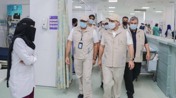 Health minister tours hospitals to follow -up
workflow in serving pilgrims