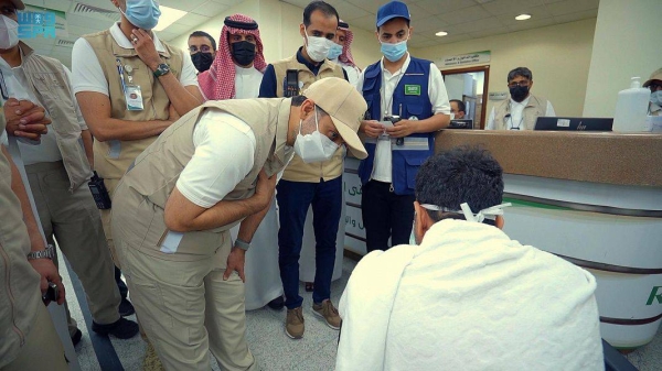 Health minister tours hospitals to follow -up
workflow in serving pilgrims