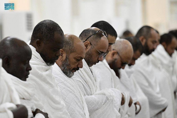 Marking the climax of the annual pilgrimage of Hajj, around one million pilgrims ascended on Friday the vast plains of Arafat. Pilgrims in seamless white clothes - resembling a white sea of humanity -started their ritual of standing at Arafat, the most important pillar of Hajj, this afternoon. 