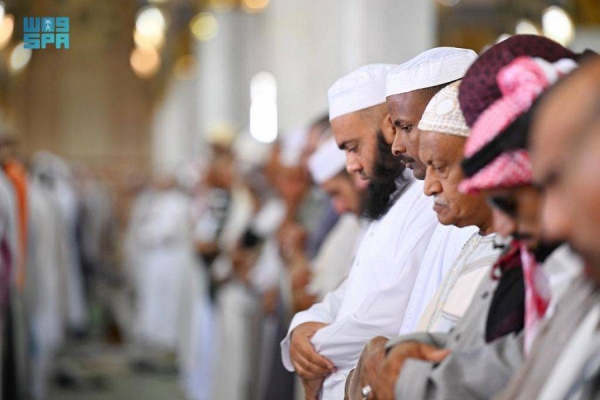 Several batches of Hajj pilgrims are arriving in Madinah on a daily basis to visit the Prophet’s Mosque and greet the Prophet (peace be upon him) as their last destination in the Kingdom before departure to their homeland.