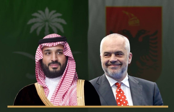 Crown Prince Mohammed Bin Salman and Albanian Prime Minister Edi Rama held extensive talks in Athens on Wednesday.