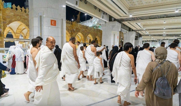 The General Presidency for the Affairs of the Two Holy Mosques has received on Saturday the first batch of the pilgrims coming from outside Saudi Arabia to perform Umrah during the Umrah season for this year 1444 AH.