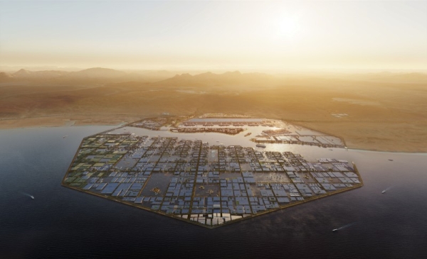 OXAGON, NEOM's city for advanced and clean industries.