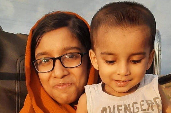 Afra Rafeeq and her brother were diagnosed with spinal muscular atrophy.