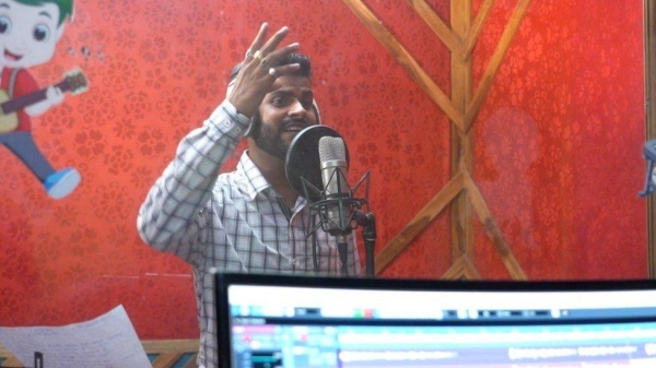 Chaturvedi started his career as a singer of devotional songs.
