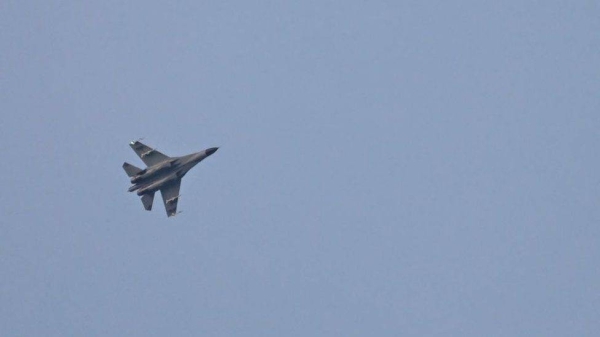 Chinese jets have been taking part in drills over the past days.