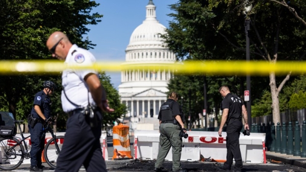 Man shoots himself near US Capitol