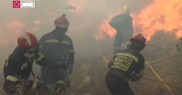 Incendio España: Pasajeros heridos tras huir de tren en Begiz