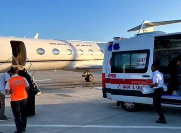 The medical evacuation was carried out under the close follow-up of Foreign Minister Prince Faisal bin Farhan and the Saudi consulate in Istanbul, and that is in coordination with the Ministry of Health.