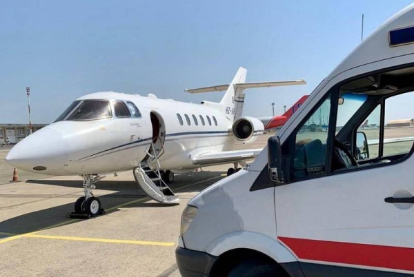 Red Crescent air ambulance evacuates female Saudi patient from Georgia