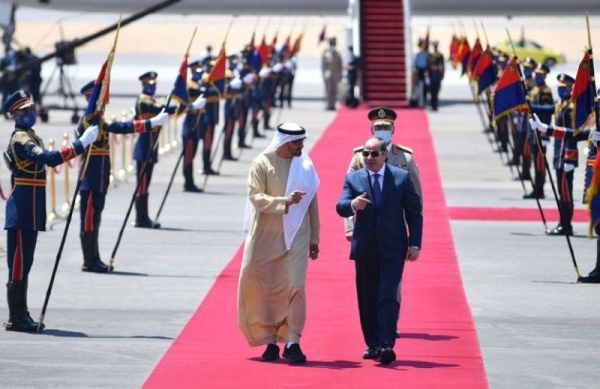 UAE, Egyptian leaders eye closer joint Arab action