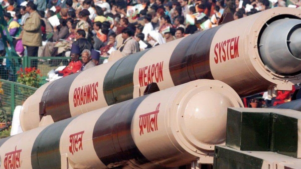 The BrahMos is a nuclear-capable cruise missile, jointly developed by Russia and India.