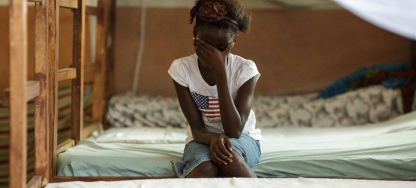 A ten-year-old girl ran away from home after discovering her family planned to train her as a FGM/C practitioner. She now lives in a UNICEF safe house in Port Loko, Sierra Leone, and is attending school.