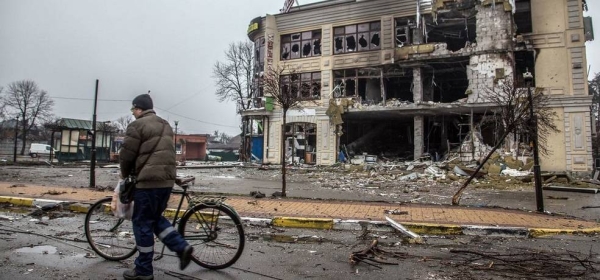 Ukraine is suffering heavy damage to infrastructure that will be costly to repair or rebuild.