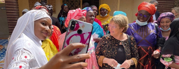 UN High Commissioner for Human Rights Michelle Bachelet visits Niger.