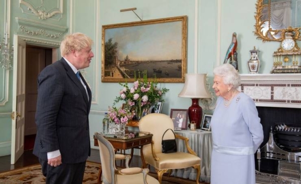 Britain's monarch, as head of state, traditionally appoints the new prime minister after an audience at Buckingham Palace, part of the spectacle of the day, when television cameras and helicopters follow official cars pulling into the palace grounds.