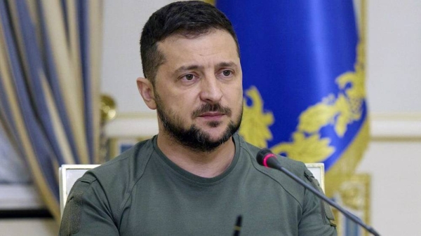 Ukraine President Volodymyr Zelensky in this recent file photo