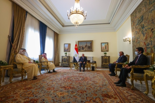 The Crown Prince has sent a message to the Egyptian President Abdel Fattah El Sisi, concerning bilateral relations that connect the two friendly countries and peoples and means to develop them at all fields.