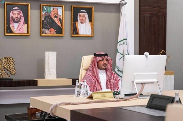 Minister of Interior Prince Abdulaziz bin Saud bin Naif inaugurates the Unified Security Operations Center in the Eastern Province on Sunday.