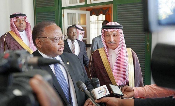 Zimbabwe’s Minister of Foreign Affairs and International Trade Frederick M. M. Shava, following his meeting with Advisor at the Saudi Royal Court Ahmad Bin Abdulaziz Qattan, announced his country's support for Saudi Arabia’s bid to host the World Expo 2030.