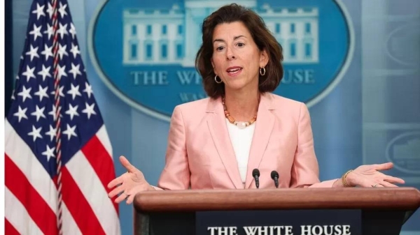 US Commerce Secretary speaks at White House briefing