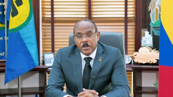 File photo of Prime Minister Gaston Browne.