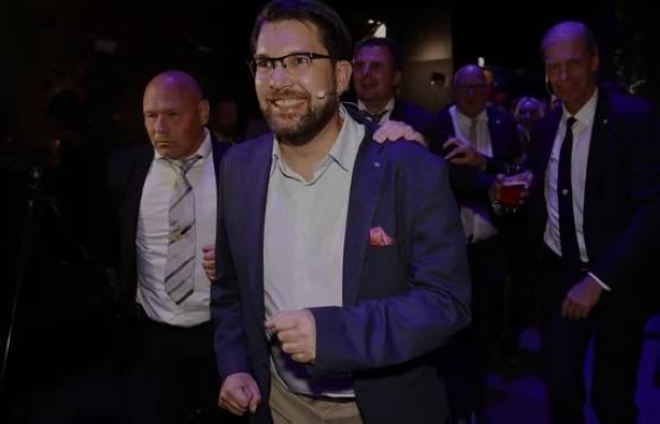 Jimmie Åkesson, leader of the far-right Sweden Democrats