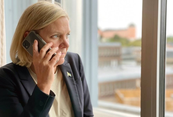 Sweden's Prime Minister Magdalena Andersson concedes election.