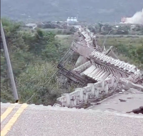 The US Geological Survey measured the quake at a magnitude 7.2 and at a depth of 10 kilometers. — courtesy Twitter