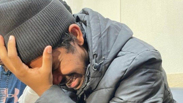 Tears were shed when the Sri Lankans reconnected with loved ones by phone.