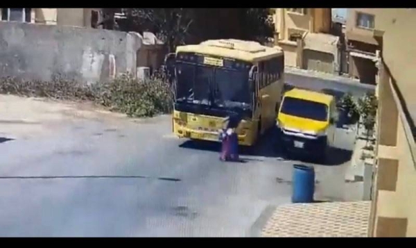 The Traffic Department in the Eastern Province arrested driver of a vehicle after a girl student narrowly escaped from being run over in Qatif.