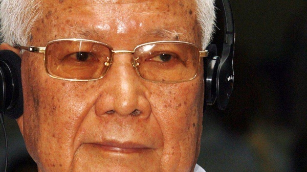 Former Khmer Rouge official Khieu Samphan, pictured here in 2010, had been convicted of genocide in 2018