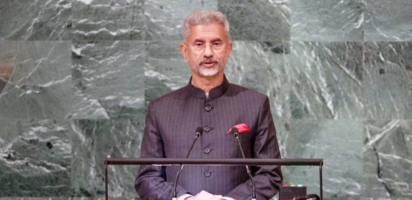 Subrahmanyam Jaishankar, Minister for External Affairs of the Republic of India, addresses the general debate of the General Assembly’s seventy-seventh session. — courtesy UN Photo/Cia Pak