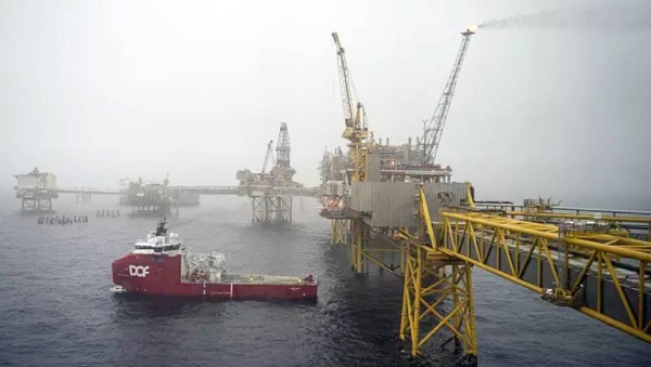 The Ekofisk oil field off the North Sea in Norway, which is strengthening security at energy sites after leaks were found on the Nord Stream gas pipeline. — courtesy Carina Johansen/NTB Scanpix