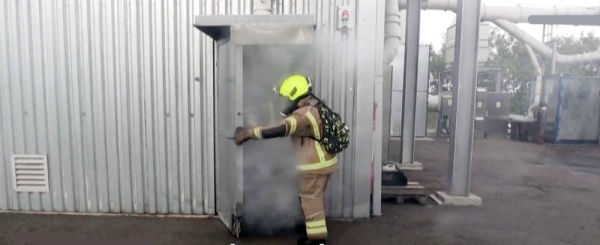 Smart helmet for firefighters uses sensors to rescue victims faster. — courtesy Chris Watt Photography