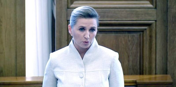 Denmark's Prime Minister Mette Frederiksen in this file photo